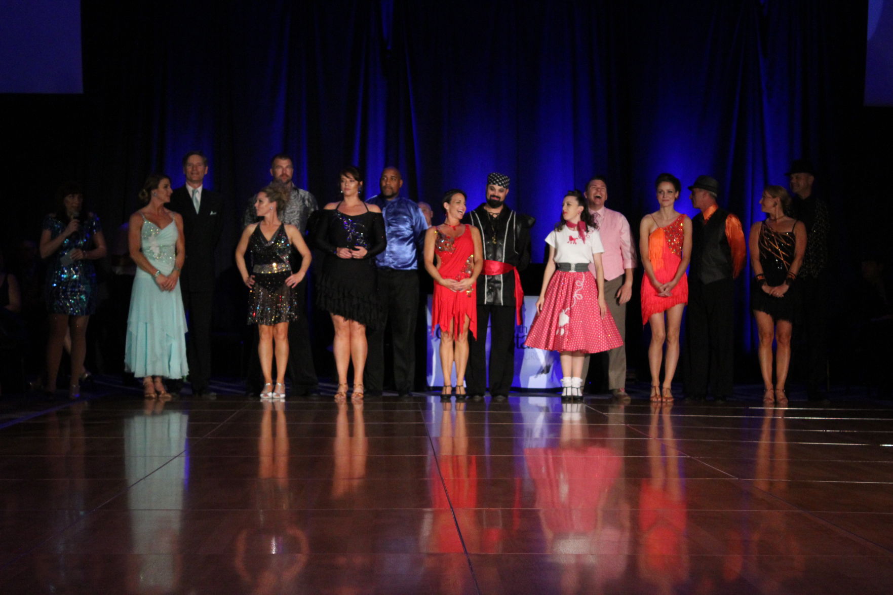 The seven teams of Dancing With the Stars